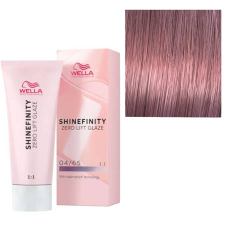 Wella Professionals Shinefinity Zero Lift Glaze, 04/65 Deep Cherry - Vopsea Demipermanenta 60ml