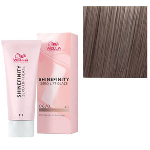 Wella Professionals Shinefinity Zero Lift Glaze, 06/0 Natural Brandy - Vopsea Demipermanenta 60ml