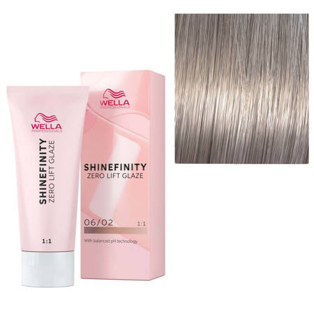 Wella Professionals Shinefinity Zero Lift Glaze, 06/02 Dark Sage - Vopsea Demipermanenta 60ml - Beauty Lounge