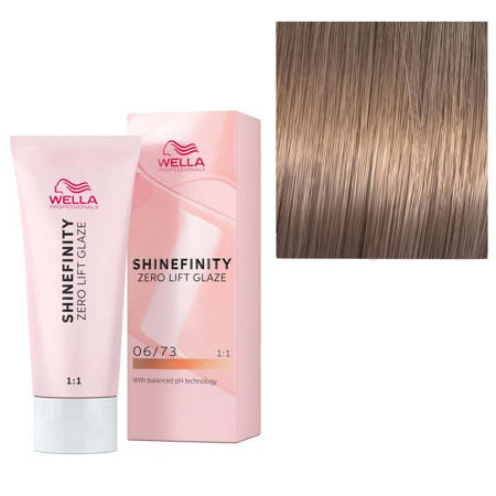 Wella Professionals Shinefinity Zero Lift Glaze, 06/73 Caramel Chocolate 60ml