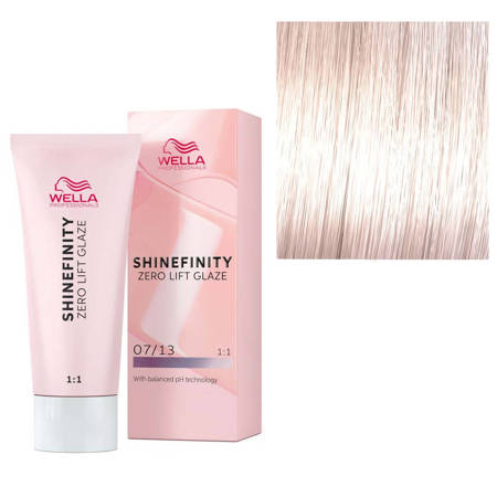 Wella Professionals Shinefinity Zero Lift Glaze, 07/13 Toffee Cream - Vopsea Demipermanenta 60ml