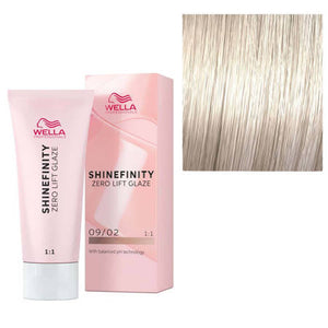 Wella Professionals Shinefinity Zero Lift Glaze, 09/02 Soft Sage - Vopsea Demipermanenta 60ml