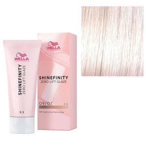 Wella Professionals Shinefinity Zero Lift Glaze, 09/07 Beige Sand - Vopsea Demipermanenta 60ml