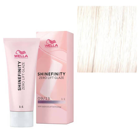 Wella Professionals Shinefinity Zero Lift Glaze, 09/13 Toffee Milk - Vopsea Demipermanenta 60ml