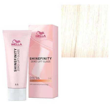 Wella Professionals Shinefinity Zero Lift Glaze, 09/36 Vanilla Glaze - Vopsea Demipermanenta 60ml - Beauty Lounge
