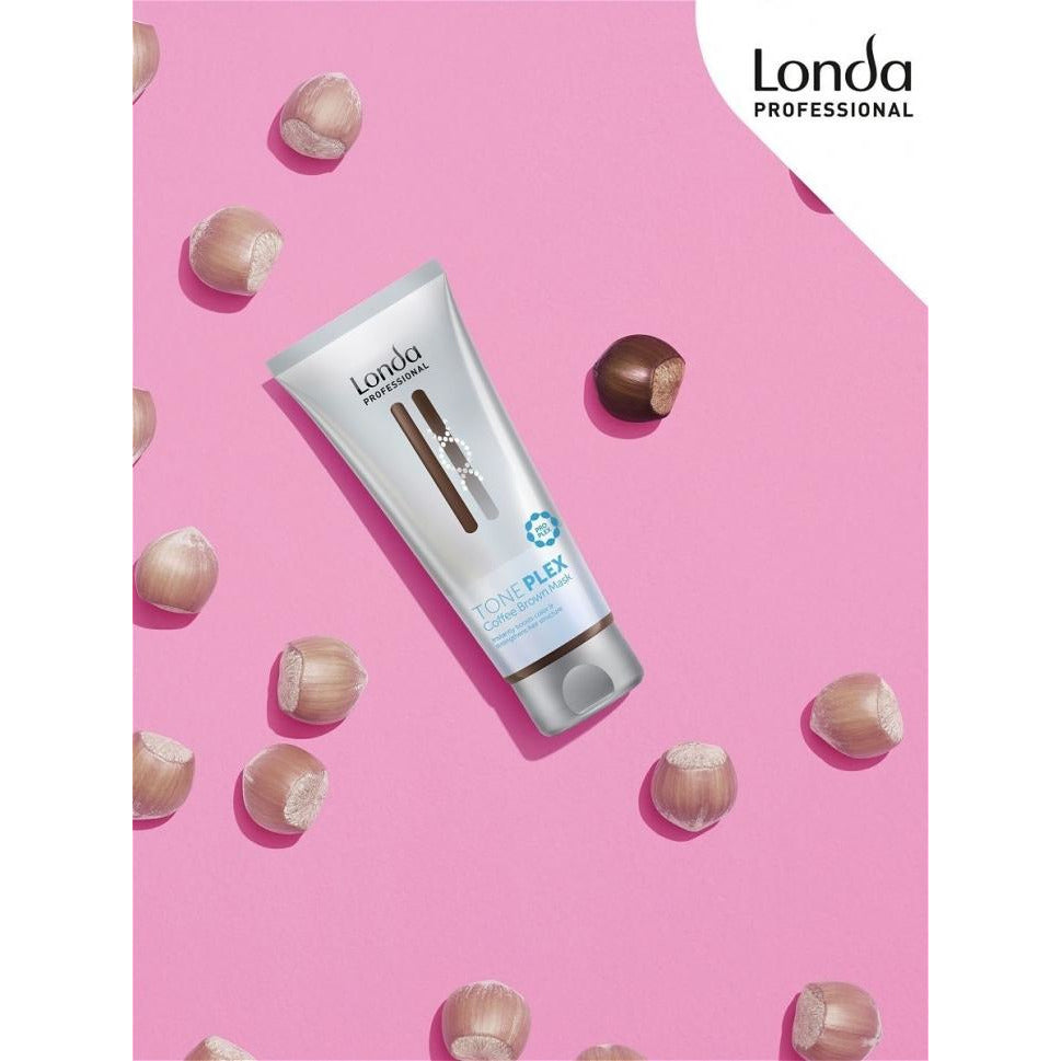 Londa Toneplex Mask Coffe Brown 200ml - Masca cu Pigment Maro Cafeniu - Beauty Lounge