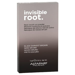 Alfaparf Milano Invisible Root Powder - Pudra Coloranta pentru Radacini  Black Darkest Brown 5g
