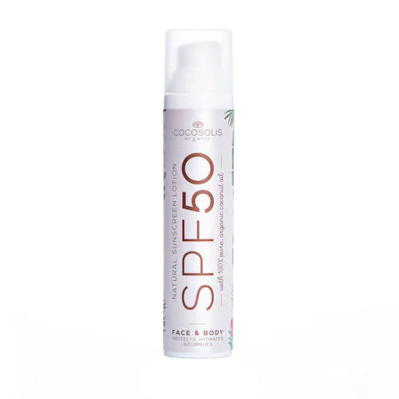 Cocosolis Natural Sunscreen Lotion - Crema pentru Protectie Solara SPF 50 100ml