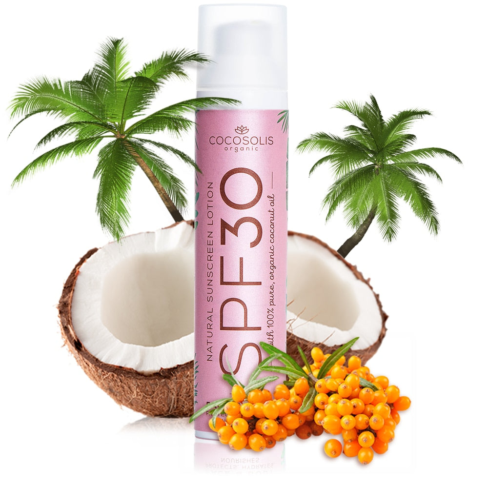Cocosolis Natural Sunscreen Lotion SPF30 100ml - Crema pentru Protectie Solara