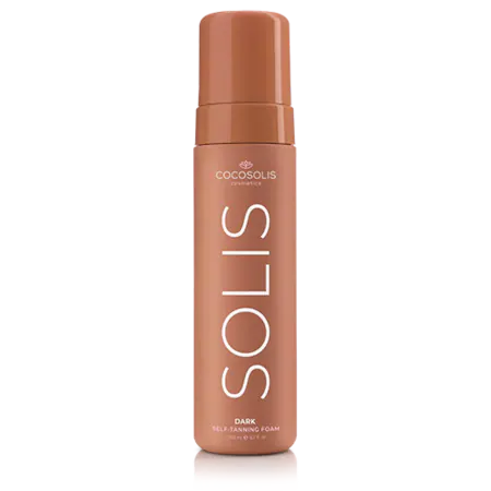 Cocosolis Solis Self Tanning Dark Foam - Spuma Naturala Autobronzanta Bronz Inchis 200ml - Beauty Lounge