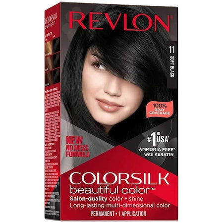 Revlon Colorsilk 11 Soft Black - Vopsea Permanenta
