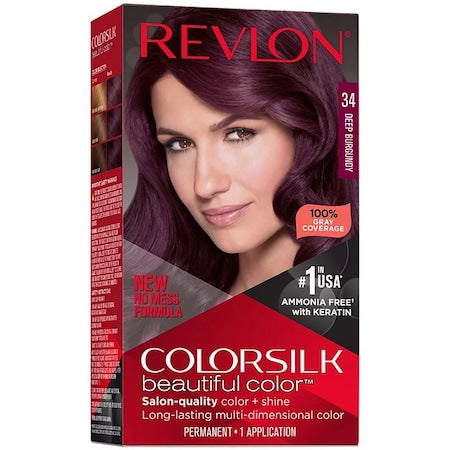 Revlon Colorsilk 34 Deep Burgundy - Vopsea Permanenta - Beauty Lounge