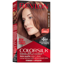 Încarcă imaginea în Galerie, Revlon Colorsilk 55 Light Reddish Brown - Vopsea Permanenta
