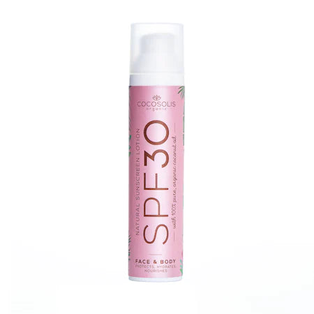 Cocosolis Natural Sunscreen Lotion SPF30 100ml - Crema pentru Protectie Solara