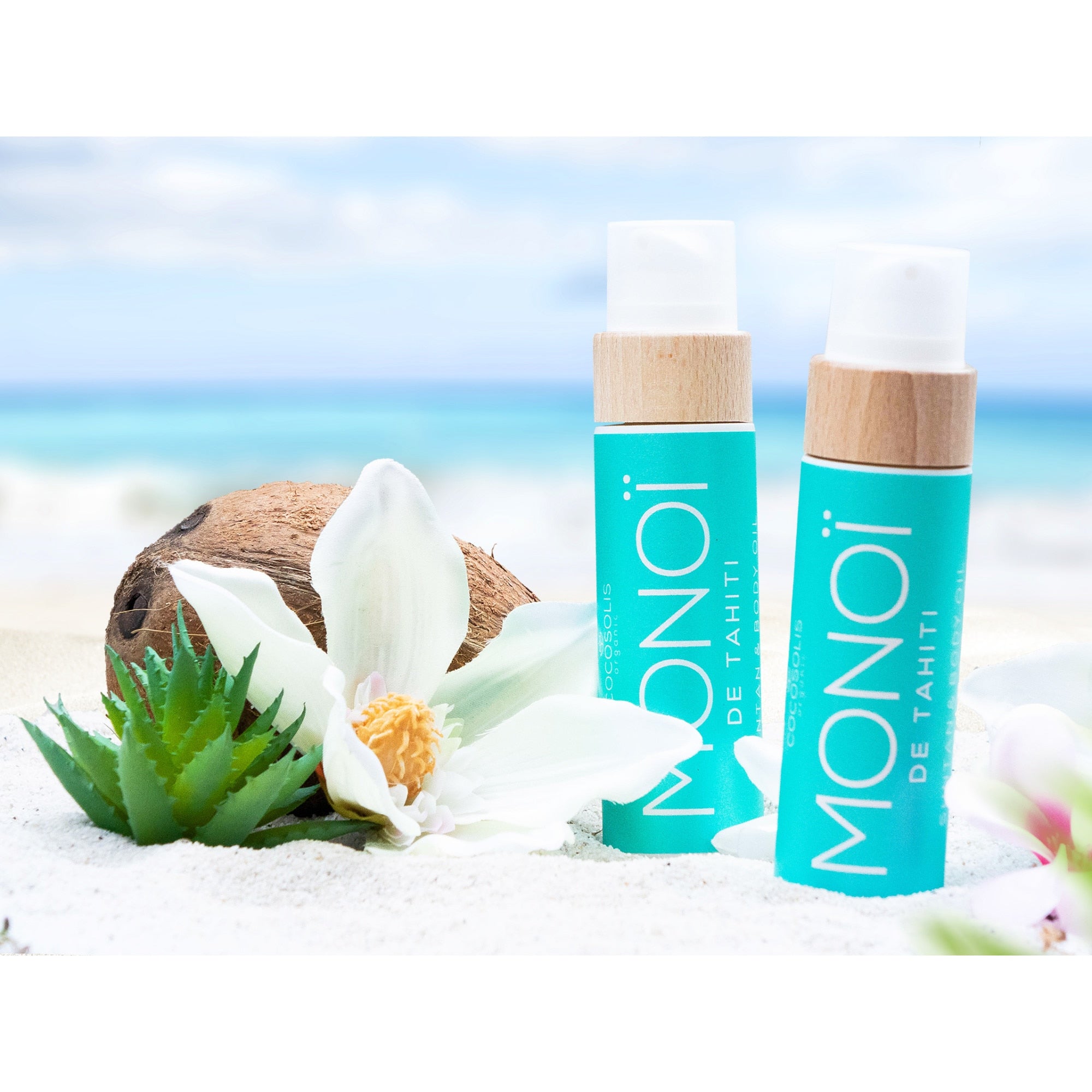 Cocosolis Monoi Suntan & Body Oil - Ulei pentru Ingrijire si Bronzare Fara Factor de Protectie 110ml