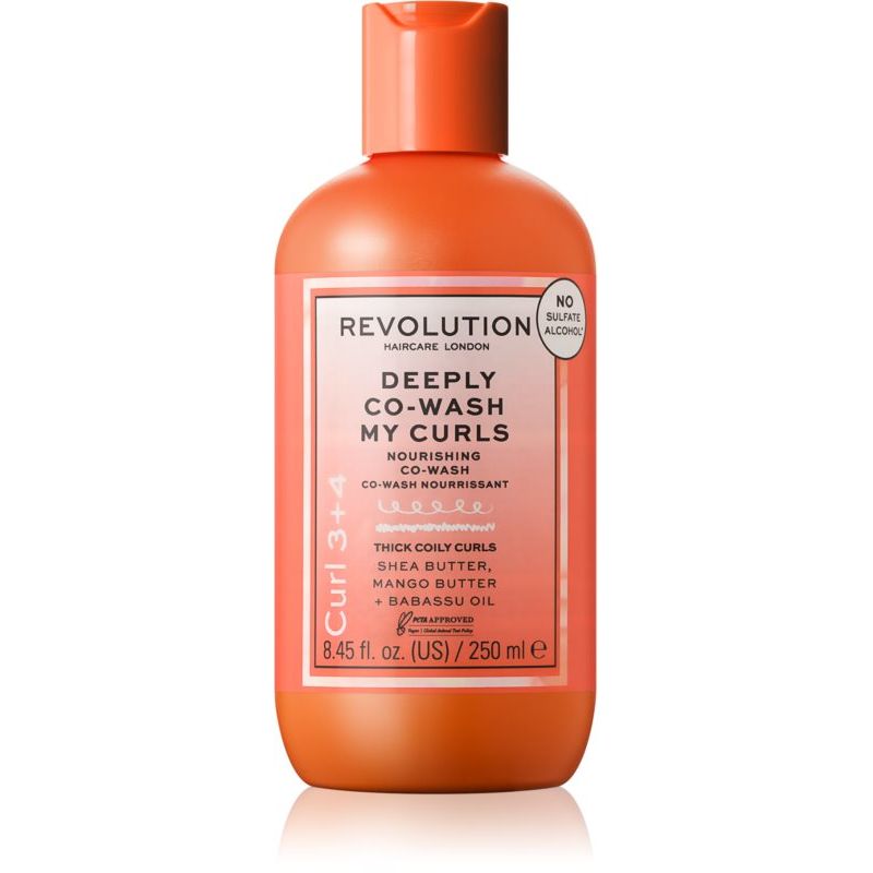 Makeup Revolution My Curls 3+4 Co-Wash 250ml - Balsam Par Cret - Beauty Lounge