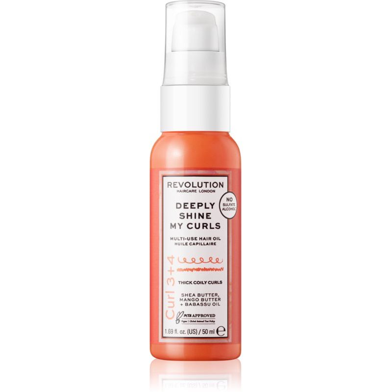 Makeup Revolution My Curls 3+4 Oil Multi-Use 50ml - Ulei Par Cret - Beauty Lounge