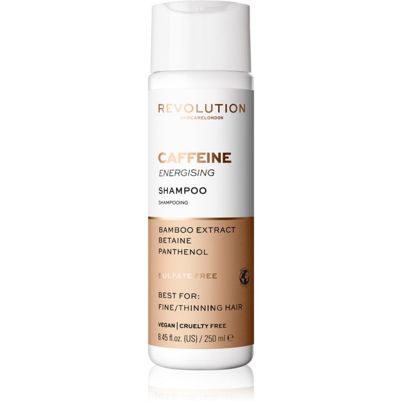 Makeup Revolution Haircare Caffeine Sampon Fortifiant Pentru Par Fin 250ml