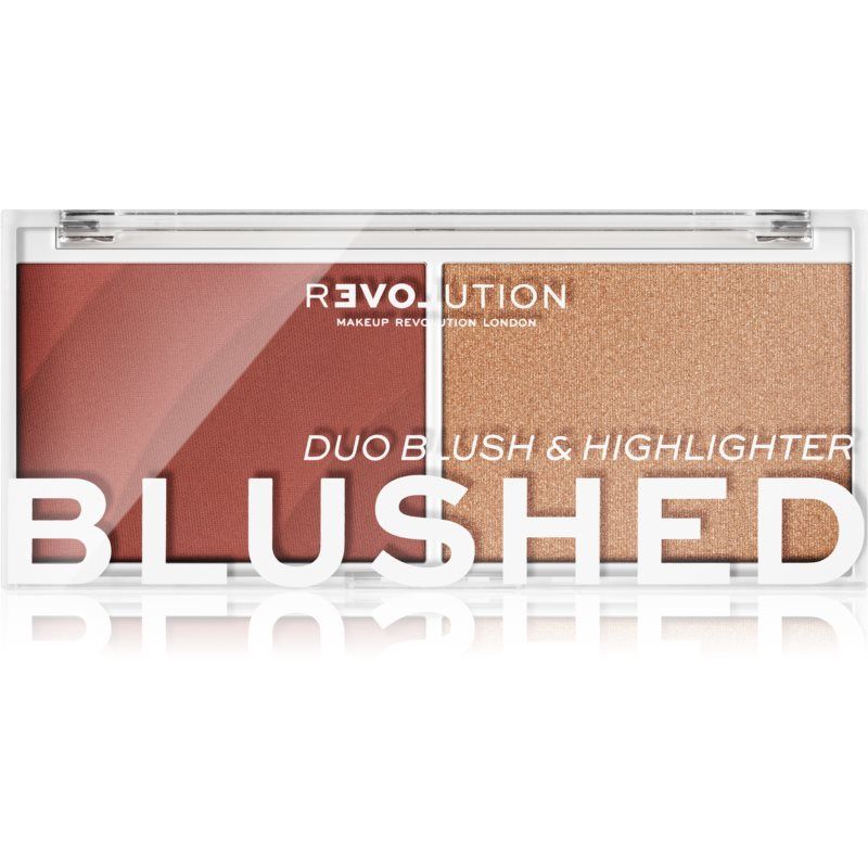 Makeup Revolution Relove Colour Play Blushed Duo Kindness - Blush Illuminator