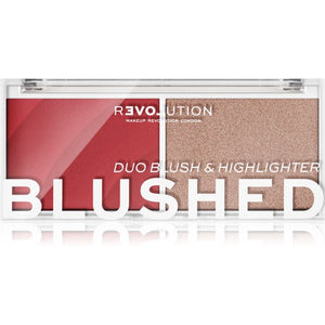Makeup Revolution Relove Colour Play Blushed Duo Cute - Blush Iluminator
