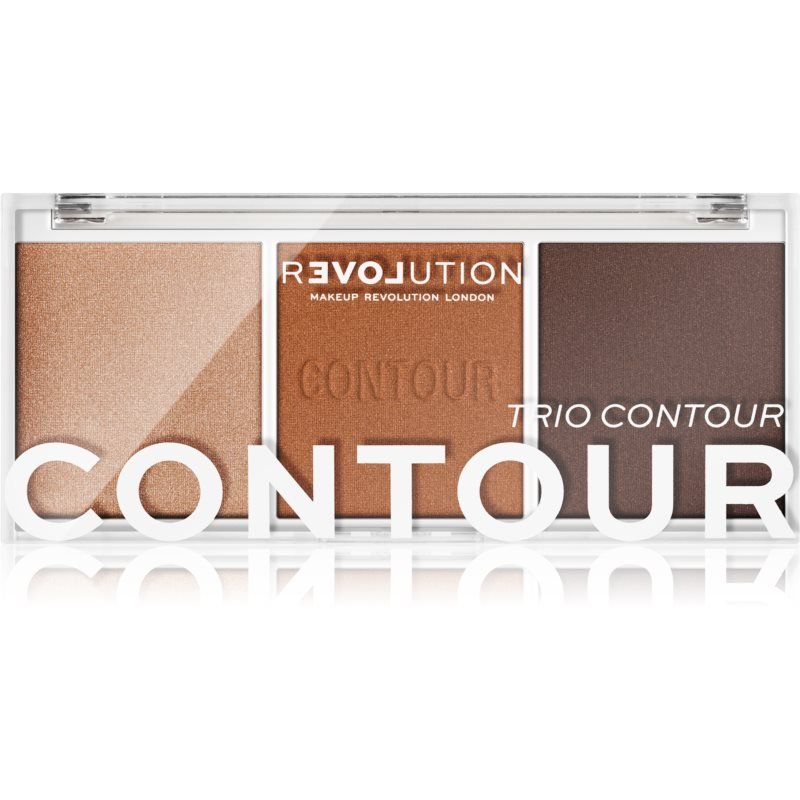 Makeup Revolution Relove Colour Play Contour Trio Palette Bronze Sugar - Paleta Fard de Ochi