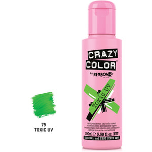 Crazy Color 79 Toxic Uv Vopsea Semipermanenta 100ml