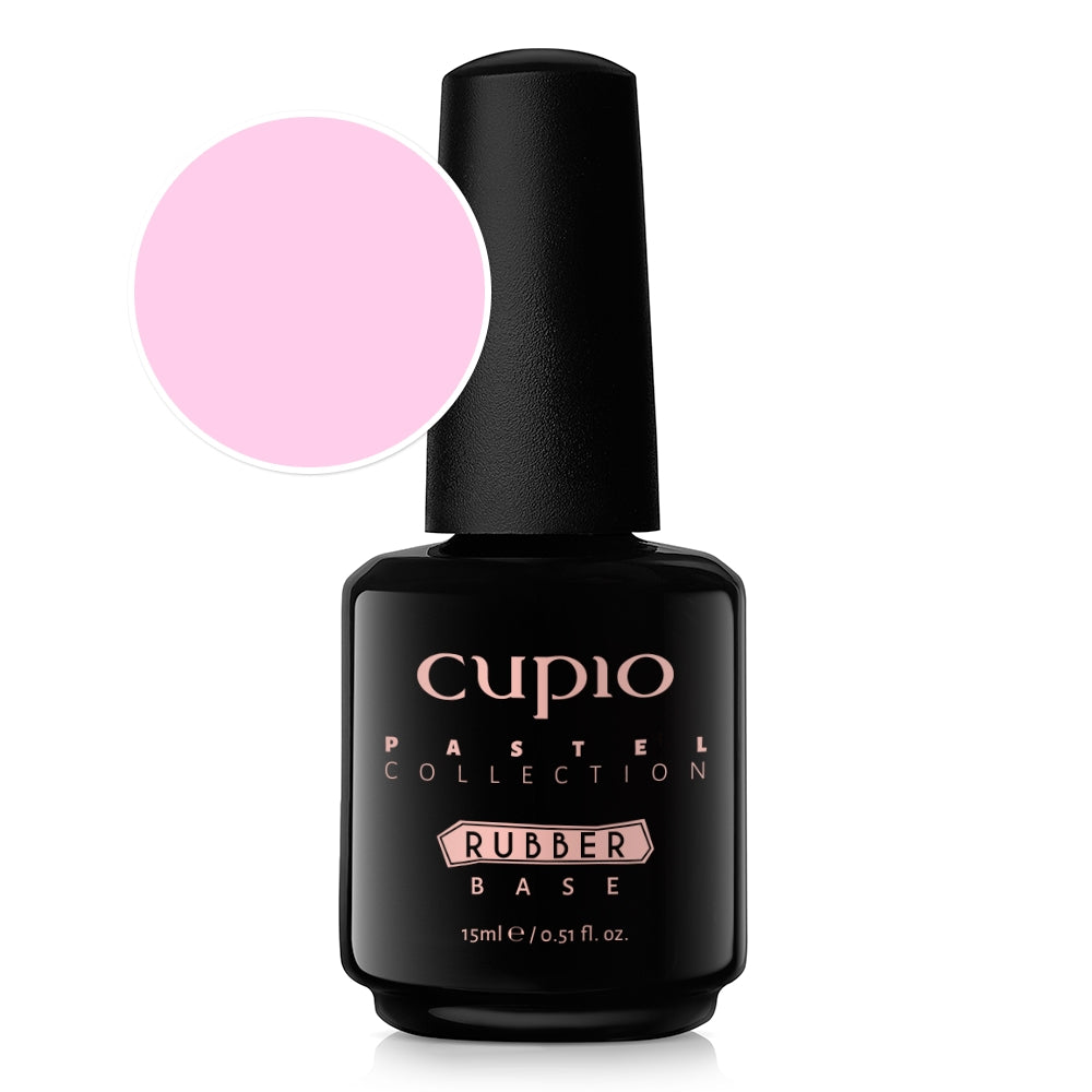 Cupio Rubber Base Pastel Collection - Sheer Pink 15ml