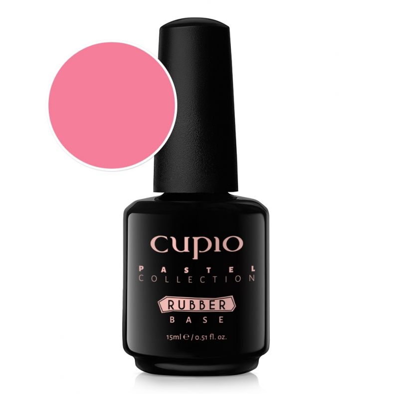 Cupio Rubber Base Pastel Collection - Wild Rose 15ml