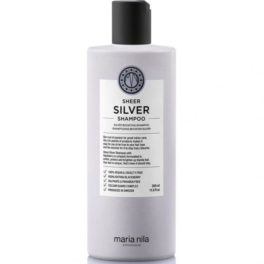 Maria Nila Sheer Silver Shampoo - Sampon pentru Neutralizarea Tonurilor de Galben 350ml - Beauty Lounge