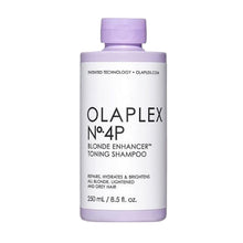 Încarcă imaginea în Galerie, Olaplex No.4P Blonde Enhancer Toning Shampoo - Sampon Tratament pentru Par Blond 250ml
