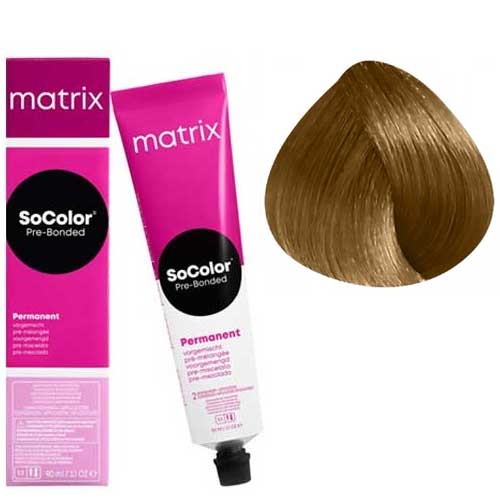 Matrix Socolor Pre-Bonded 7BC 90ml - Vopsea de Par Blond Mediu Blond Aramiu - Beauty Lounge