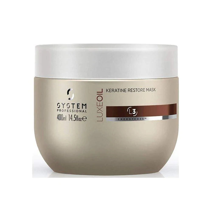 System Professional New Luxe Oil Keratin Mask 400ml - Masca Reconstructiva