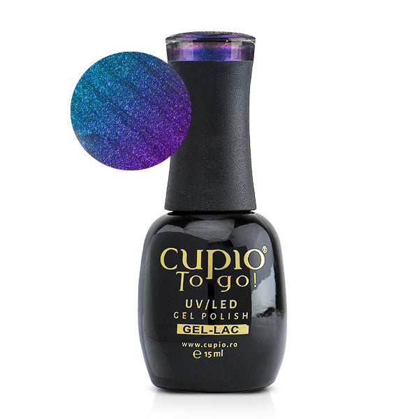 Cupio Oja Semipermanenta To Go! Gold Collection Electric Blue 15ml