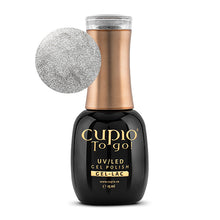 Încarcă imaginea în Galerie, Cupio Oja Semipermanenta To Go! Gold Collection Holo&#39;S Silver Star 15ml
