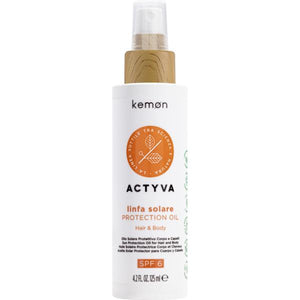 Kemon Linfa Solare Protection Oil Spf 6 - Ulei cu Protectie Solara SPF 6 Pentru Par si Corp 125ml