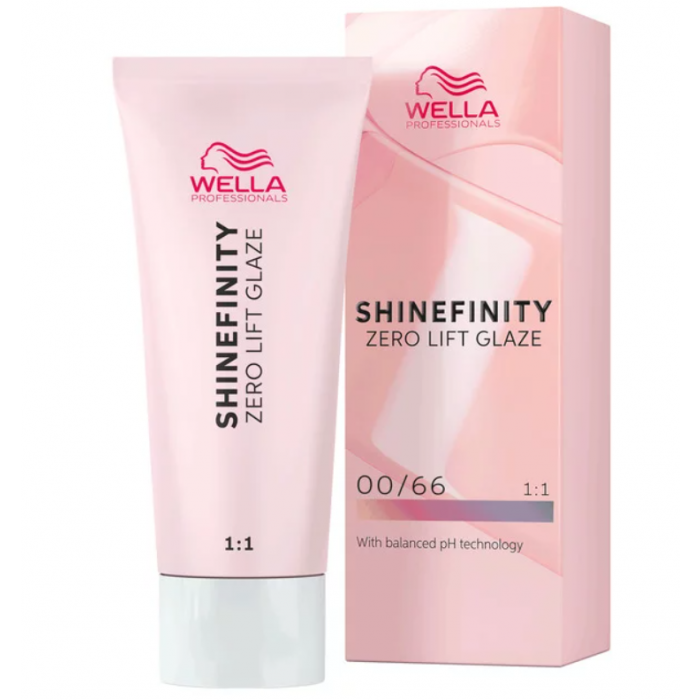 Wella Professionals Shinefinity Zero Lift Glaze, 00/66 Violet - Vopsea Demipermanenta 60ml - Beauty Lounge