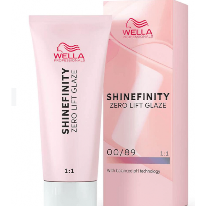 Wella Professionals Shinefinity Zero Lift Glaze, 00/89 Blue Booster - Vopsea Demi-permanenta 60ml