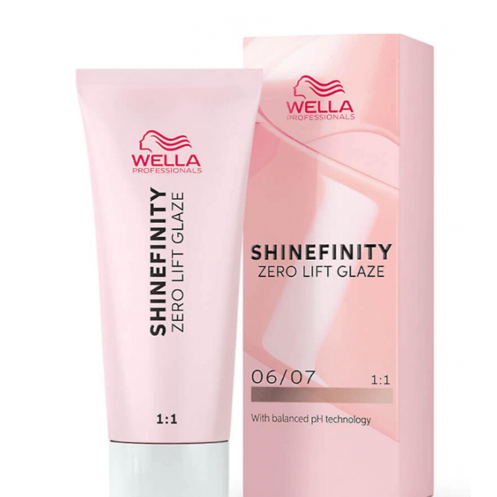 Wella Professionals Shinefinity Zero Lift Glaze, 06/07 Deep Walnut - Vopsea Demipermanenta 60ml